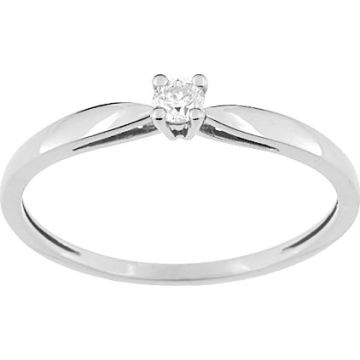 Bague Diamant 0.072 Or Blanc