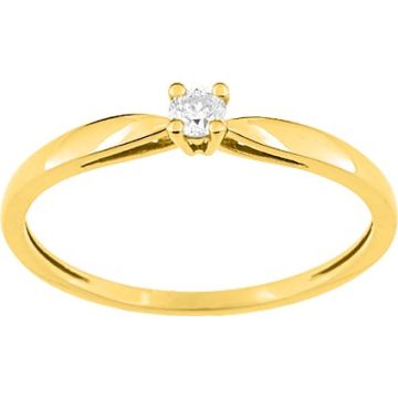 Bague Diamant 0.072 Or Jaune