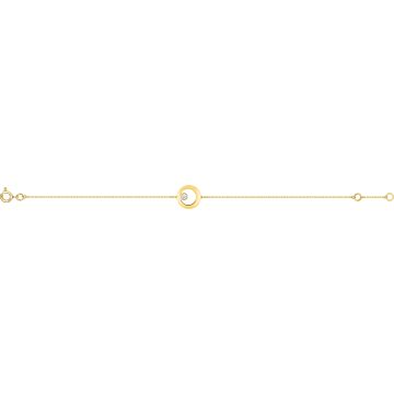 Bracelet Diamant 0.02ct Bicolore
