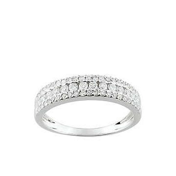 Bague Diamant 0,51 Or Gris