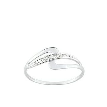 Bague Diamant 0,004 Gris Or750
