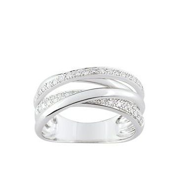 Bague Diamant 0,27 Gris Or750
