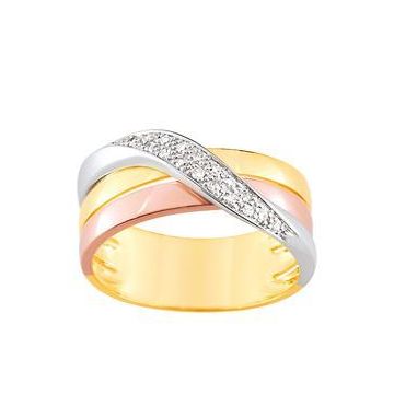 Bague Diamant 0.10 G.+J.+R. Or750