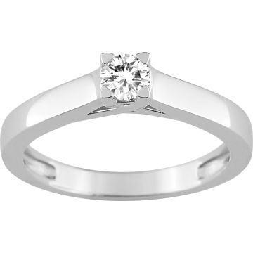 Bague Diamant 0.24ct Or Blanc