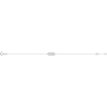 Bracelet Diamant 0.03ct Or Blanc