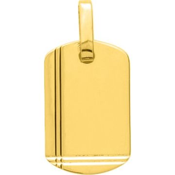 Plaque Tonneau Gm Lapidée Or Jaune