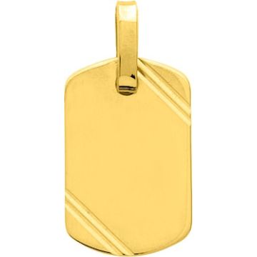 Plaque Tonneau Gm Lapidée Or Jaune