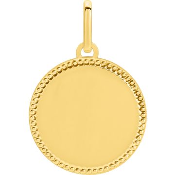Pendentif Plq. Perlée Or Jaune