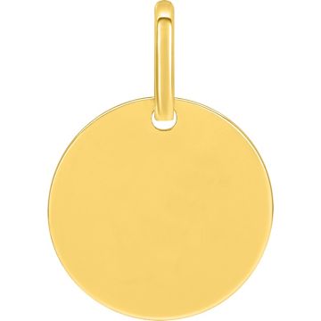 Pendentif Jeton Or Jaune