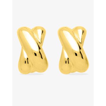 Boucles d'oreilles clip plaqué or
