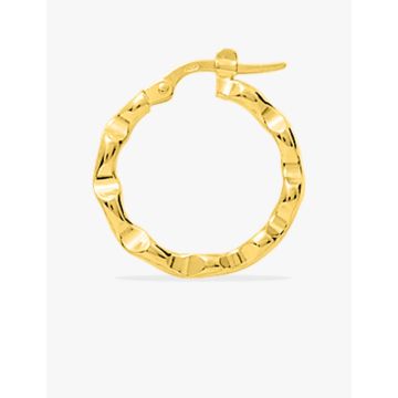 Boucles d'oreilles créolles plaqué or