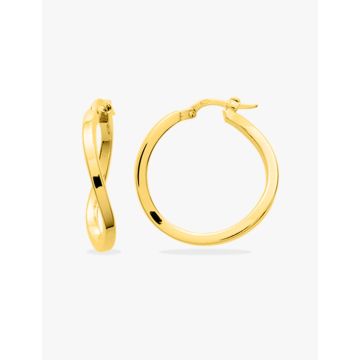 Boucles d'oreilles créolles plaqué or