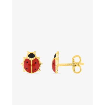 Boucles d'oreilles clou plaqué or