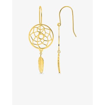 Boucles d'oreilles croch plaqué or