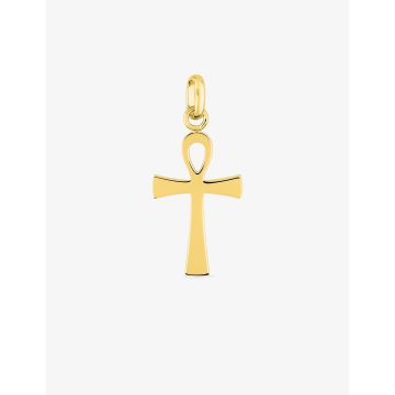 Pendentif croix plaqué or