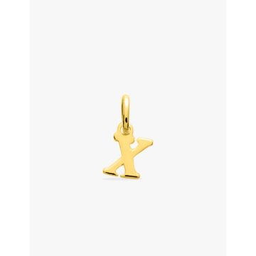 Pendentif lettre X plaqué or