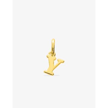 Pendentif lettre Y plaqué or