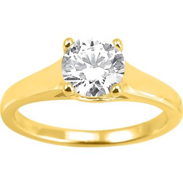 Bague oxyde de ziconium plaqué or
