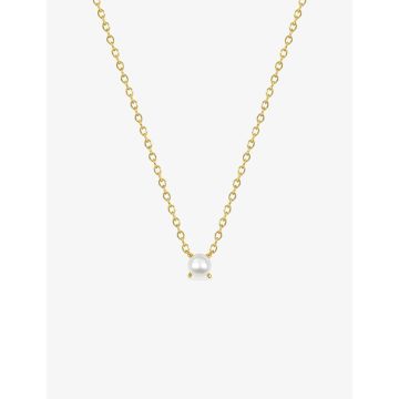 Collier perle d'imitation plaqué or
