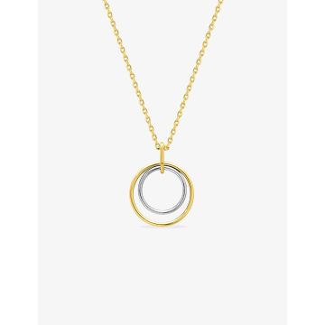 Collier plaqué or bicolore