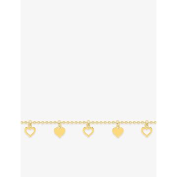 Bracelet charm plaqué or