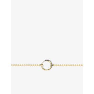 Bracelet plaqué or bicolore