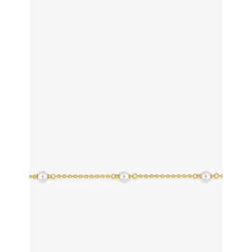 Bracelet perle d'imitation plaqué or