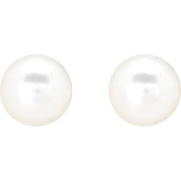 Boucles d'oreilles clou perle de culture plaqué or