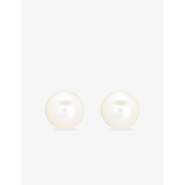 Boucles d'oreilles clou perle de culture plaqué or