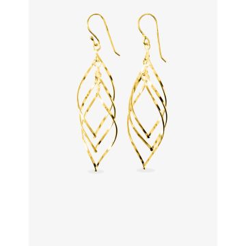 Boucles d'oreilles croch plaqué or
