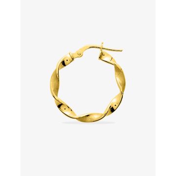 Boucles d'oreilles créolles plaqué or