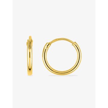 Boucles d'oreilles créolles 12mm plaqué or