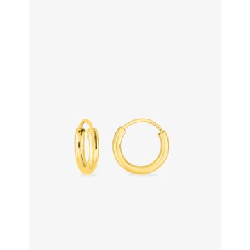 Boucles d'oreilles créolles 12mm plaqué or