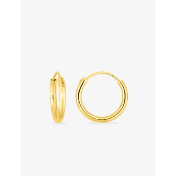 Boucles d'oreilles créolles 16mm plaqué or