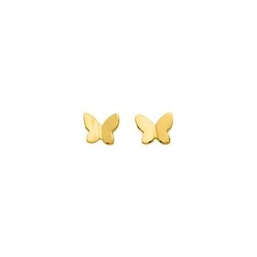 Boucles d'oreilles clou plaqué or