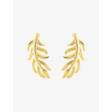 Boucles d'oreilles clou plaqué or