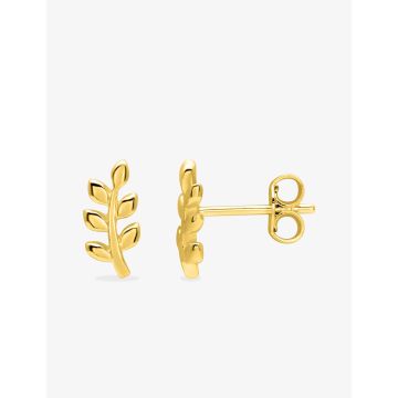 Boucles d'oreilles clou plaqué or