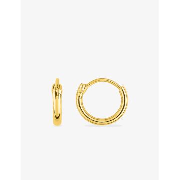 Boucles d'oreilles créolles 10mm plaqué or