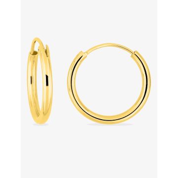Boucles d'oreilles créolles 18mm plaqué or