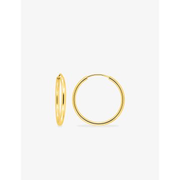 Boucles d'oreilles créolles 25mm plaqué or