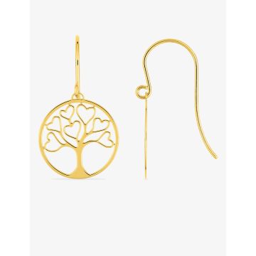 Boucles d'oreilles croch plaqué or