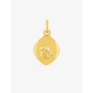 Pendentif zodiaque Vierge plaqué or
