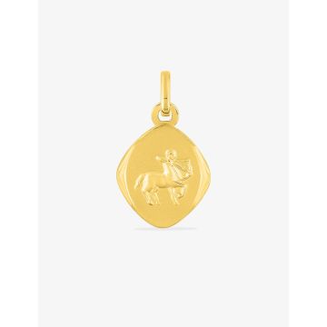 Pendentif zodiaque Sagittaire plaqué or
