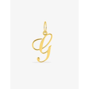 Pendentif lettre G plaqué or