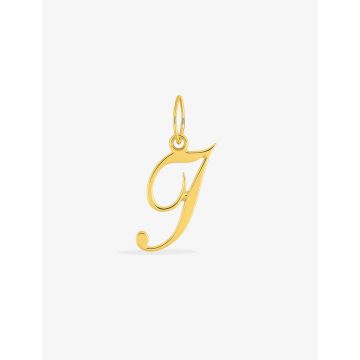 Pendentif lettre I plaqué or