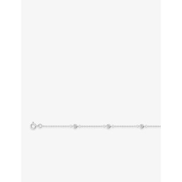 Collier oxyde de ziconium argent 925 rhodié