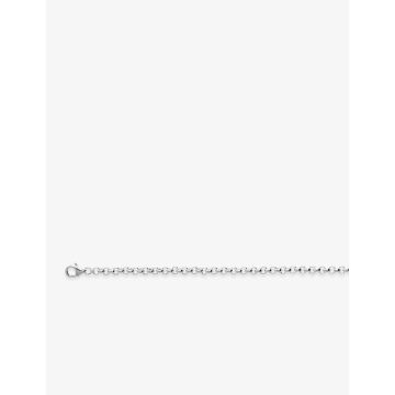 Collier jaseron argent 925 rhodié