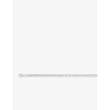 Collier jaseron argent 925 rhodié