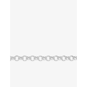 Collier jaseron argent 925 rhodié