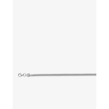 Collier maille anglaise argent 925 rhodié